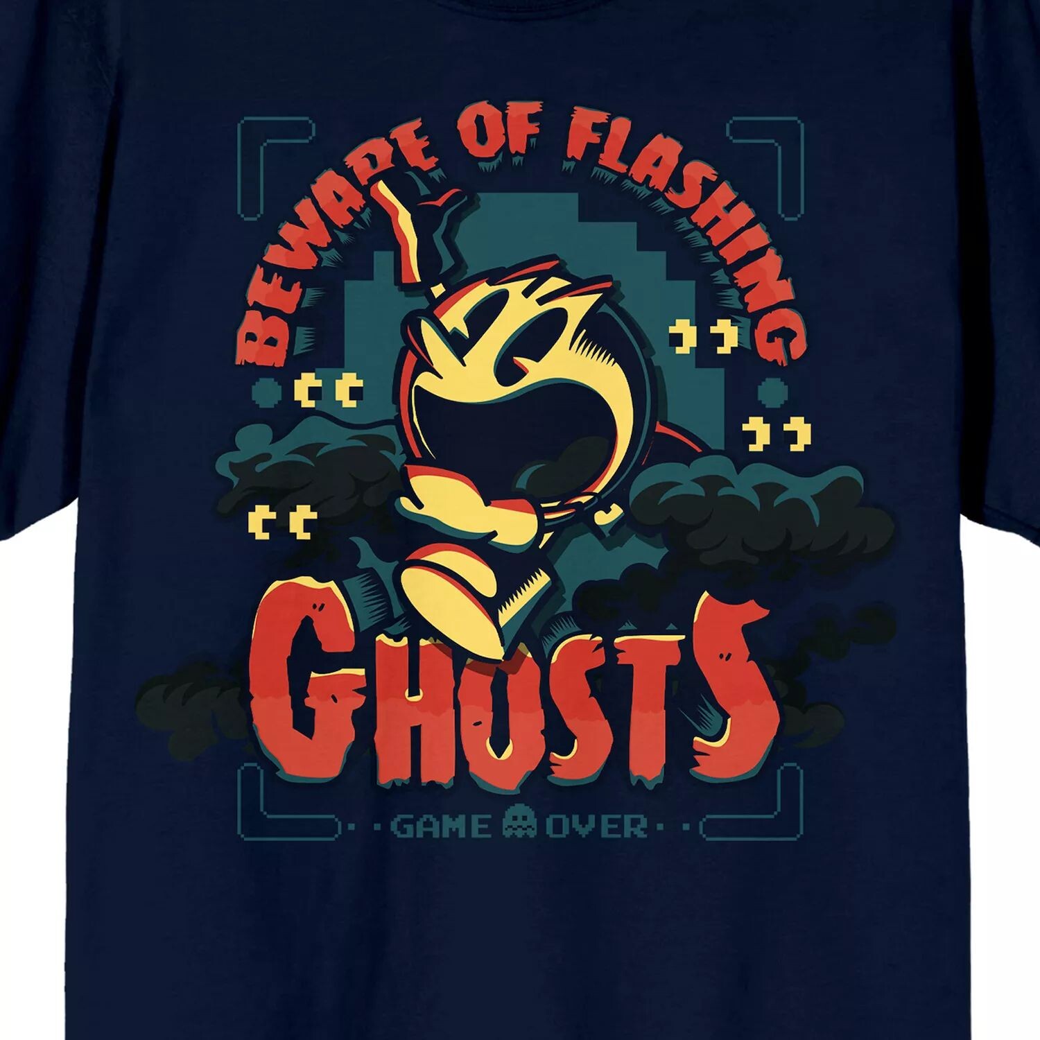 

Мужская футболка Pac-Man Beware of Ghosts Licensed Character