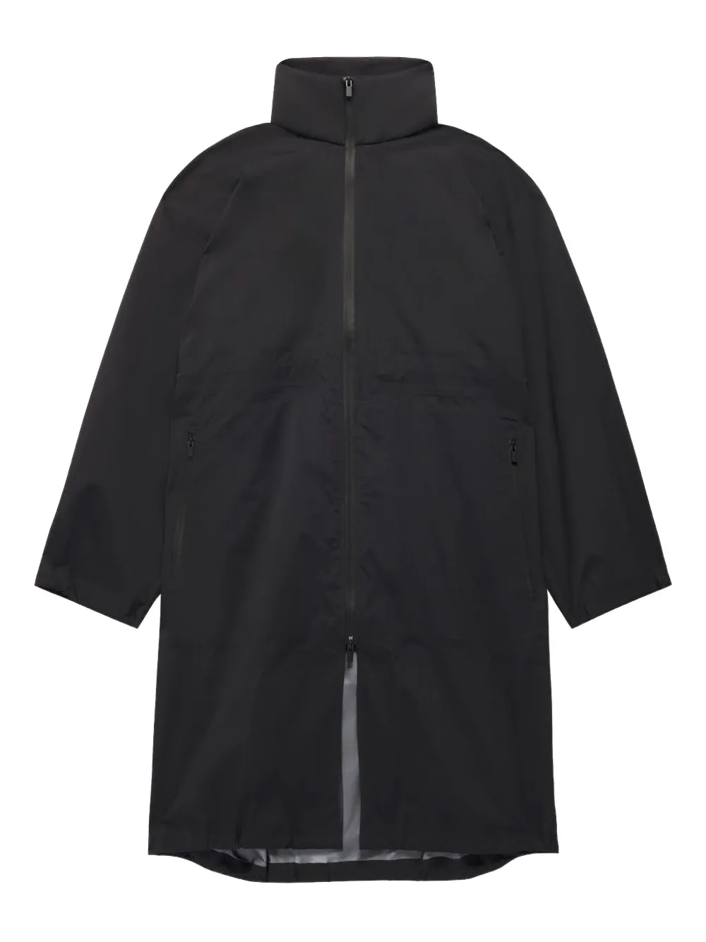 

Пальто с высоким воротом и застежкой-молнией спереди adidas, черный