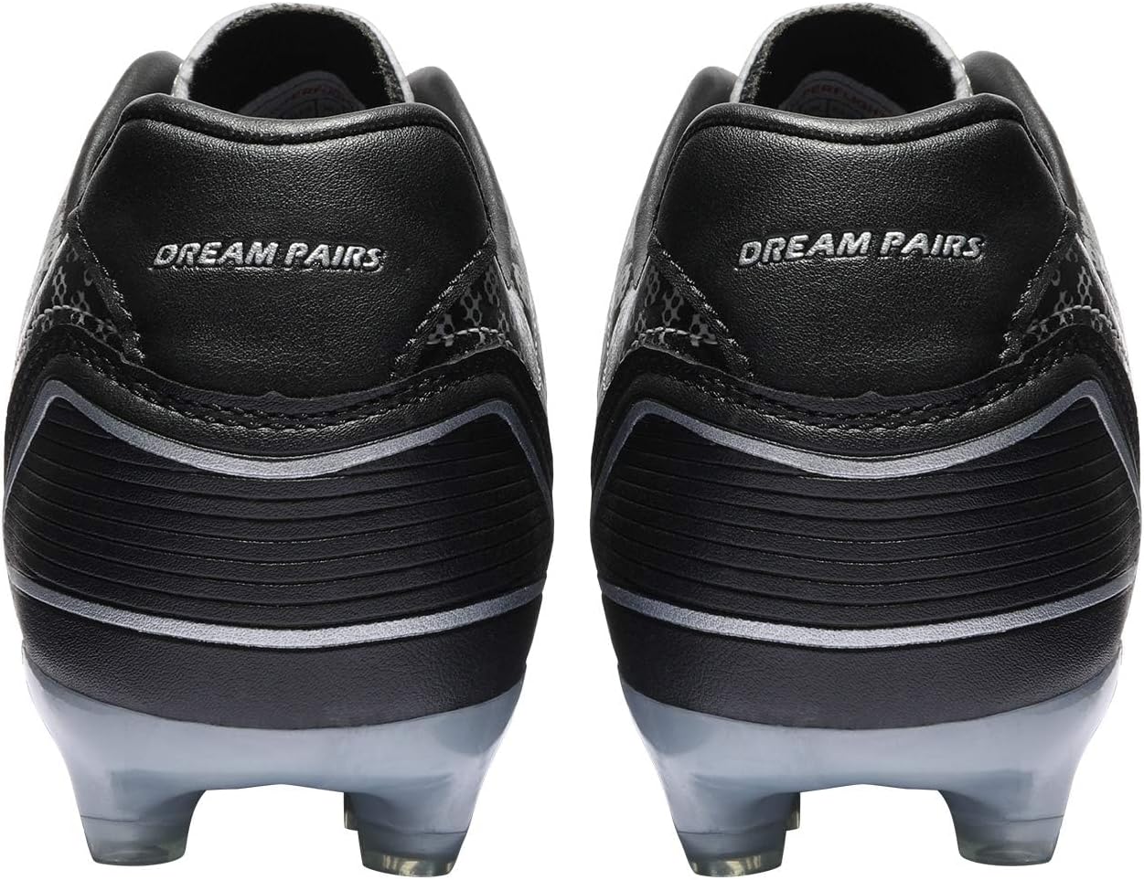 Футбольные бутсы DREAM PAIRS для мужчин, для твердого поля, серебристый/черный — фото 3