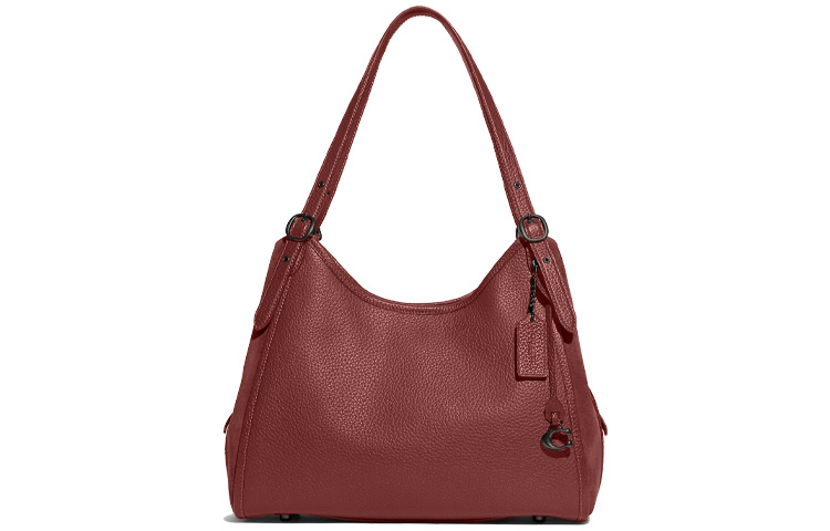 

Сумка через плечо Lori из галереи кожи с замшей COACH, красно-коричневый