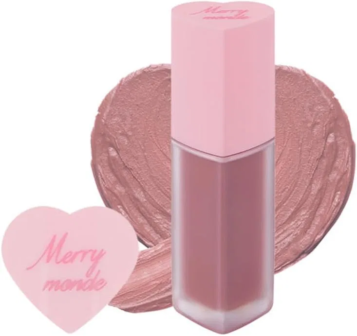 Тинт для губ Merrymonde Cherry Heart Mega Tint, 0.2 oz, 01 Mute Cherry