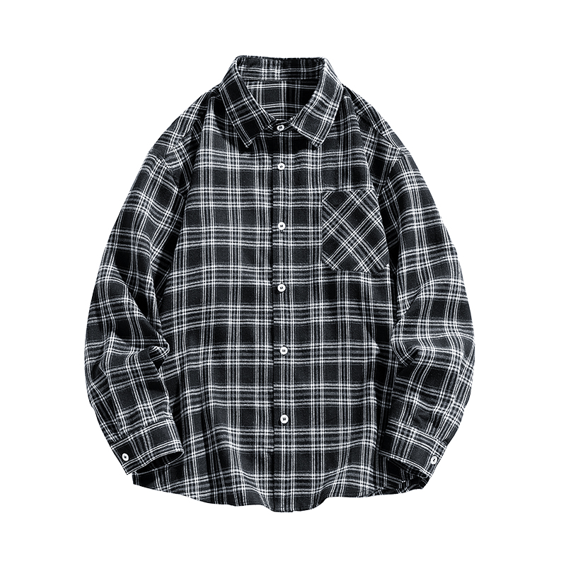 

JEEP SPIRIT Мужская рубашка черно-белая