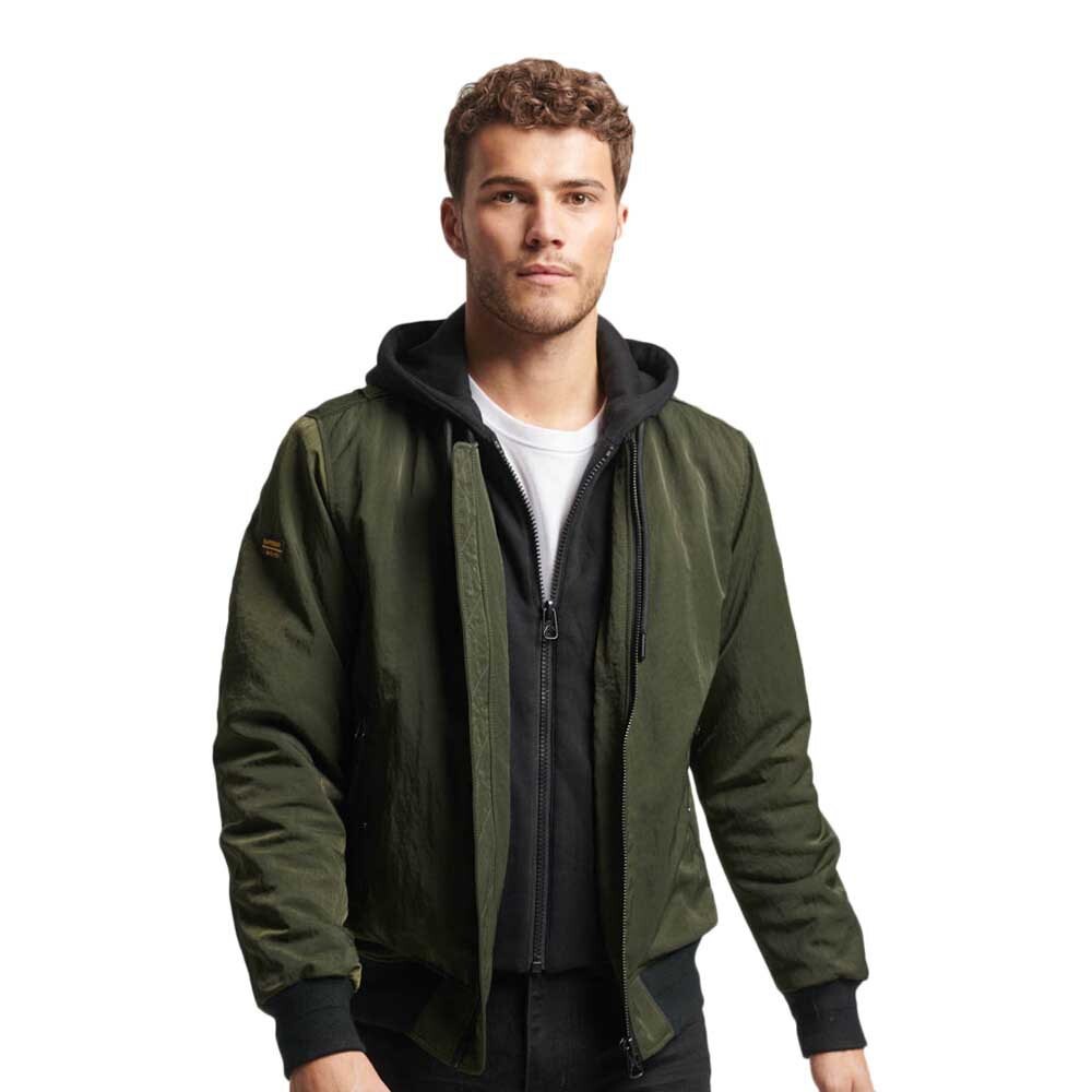 

Куртка Superdry Military Bomber, зеленый