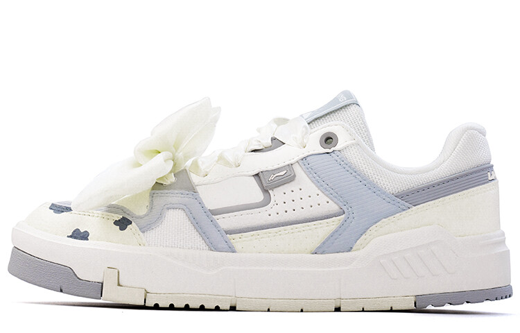 

Кроссовки LINING Skateboarding Shoes Women's Low-top White/blue, голубой, Синий, Кроссовки LINING Skateboarding Shoes Women's Low-top White/blue, голубой