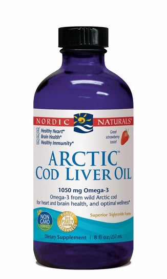 

Nordic Naturals, Arctic Cod Liver Oil жидкость Масло печени арктической трески со вкусом клубники 237 мл