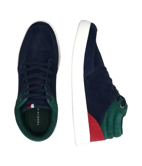Современные замшевые кроссовки Chukka Cupsole Tommy Hilfiger, синий — фото 4