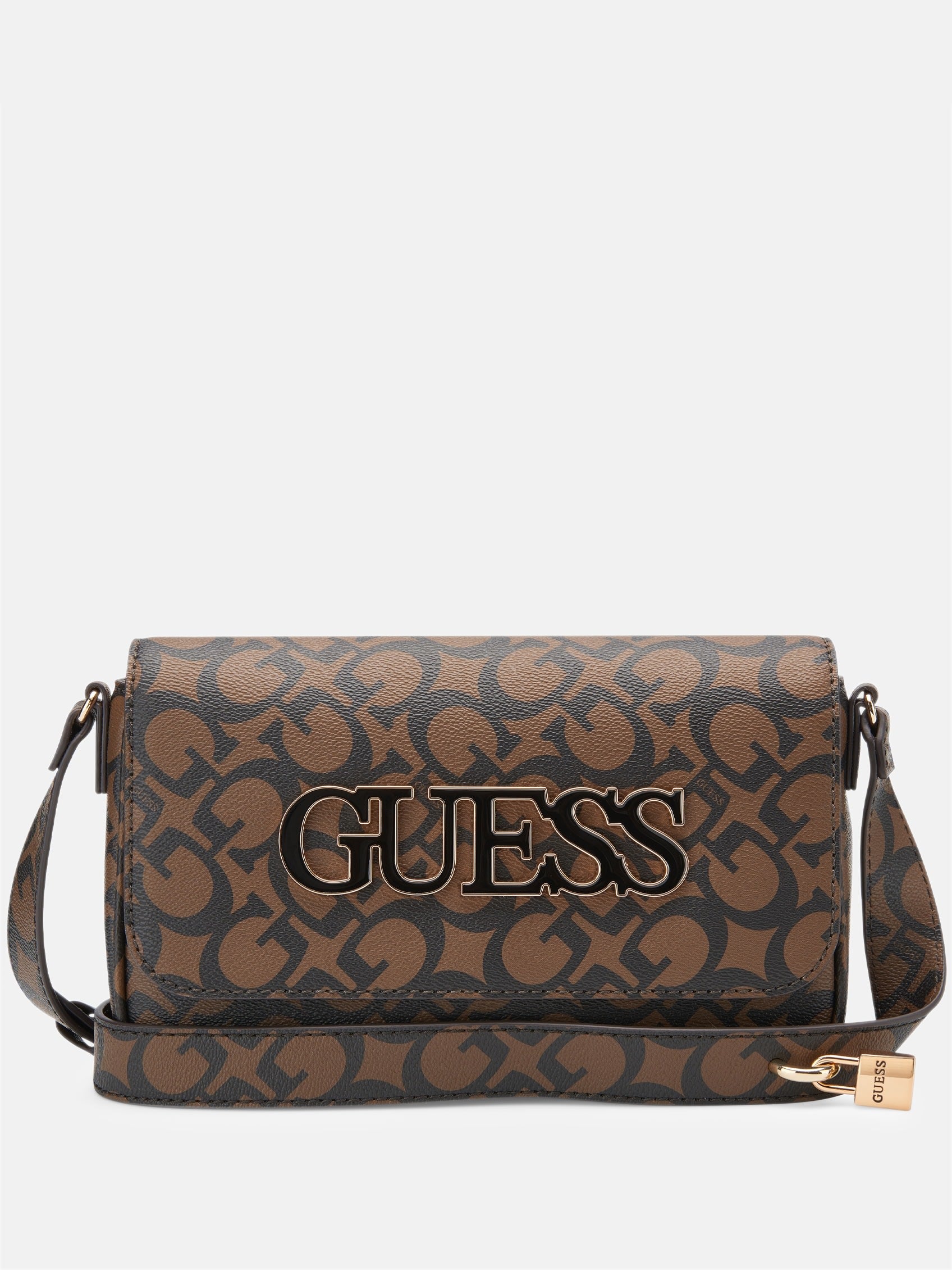 

Reinee складная сумка через плечо Guess Factory, темно-коричневый