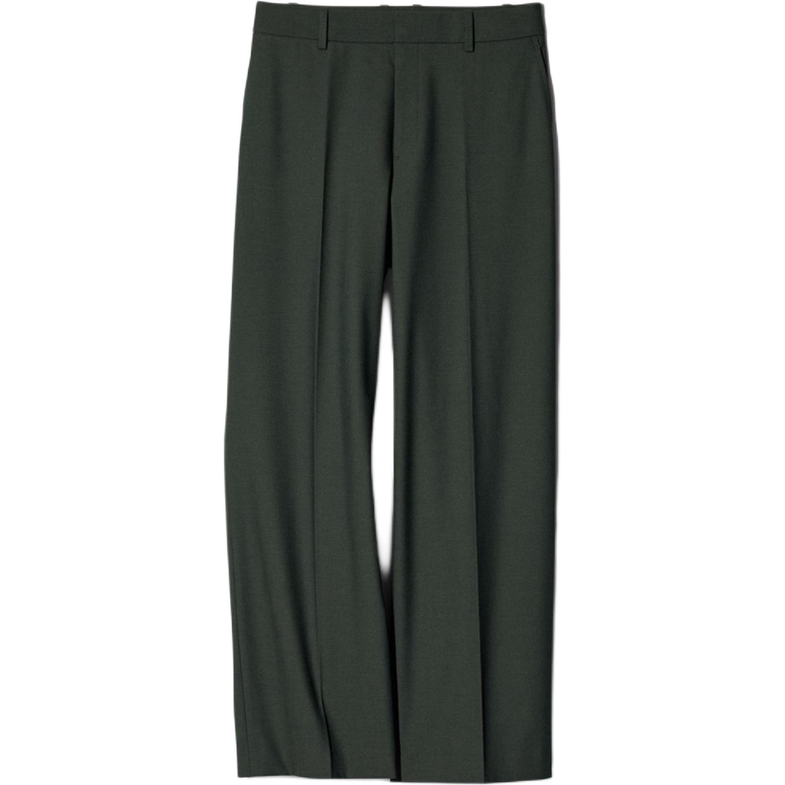 

Брюки костюмные женские UNIQLO, темно-зеленый