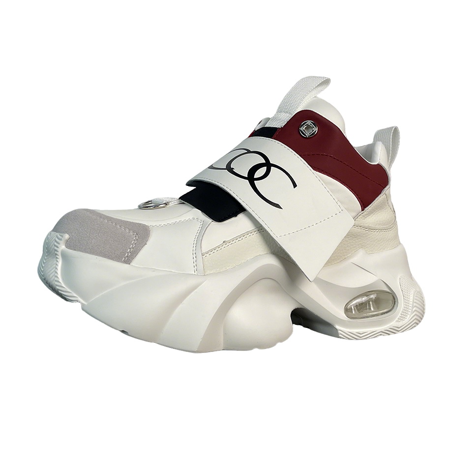 

Banas Кроссовки X UCOC Collaboration Low Top мужские бело-красные, цвет White Red