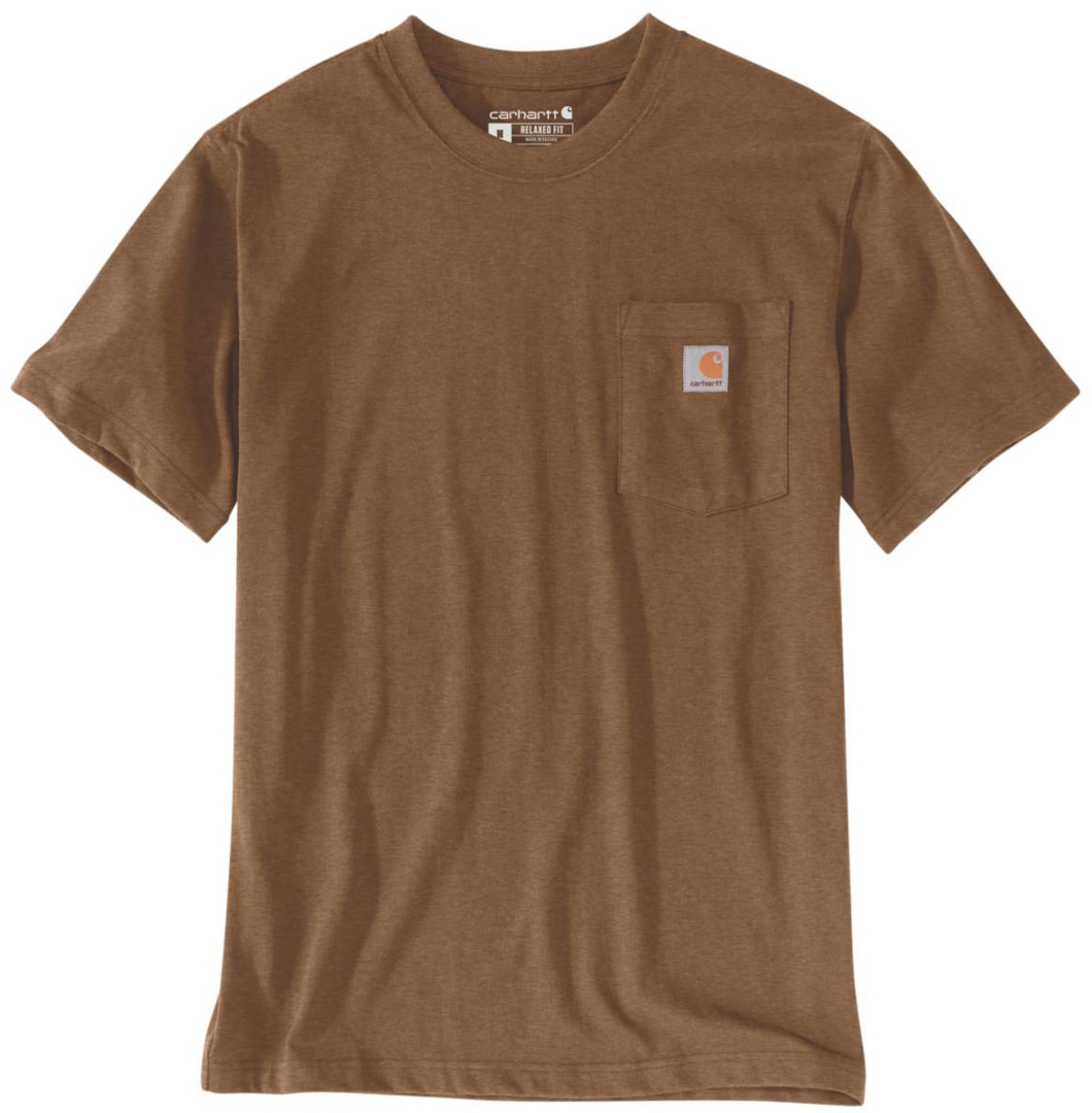 

Футболка Carhartt Workwear Pocket T-Shirt, коричневый