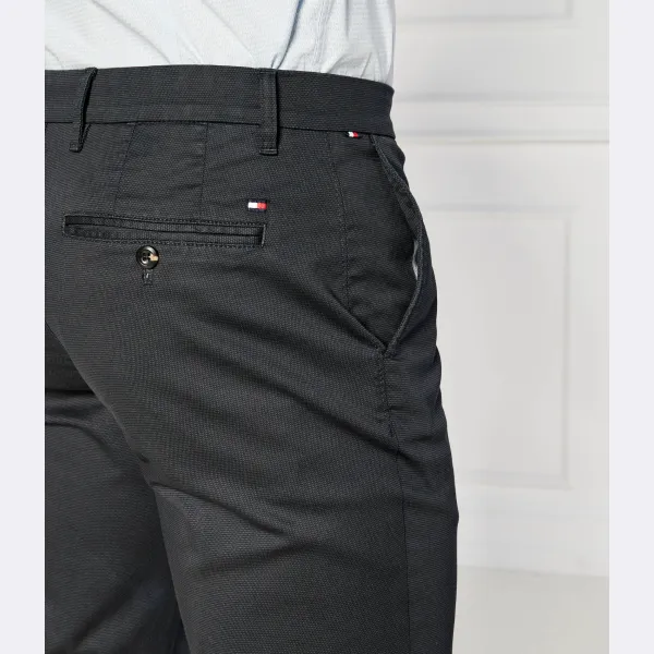 Брюки-Чиносы узкого кроя Tommy Hilfiger, синий — фото 4