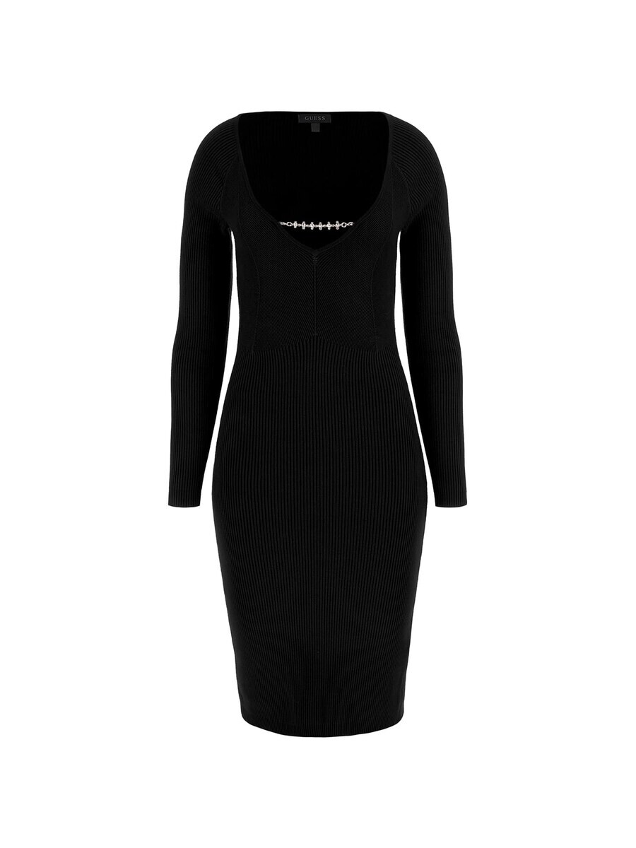

Вязаное платье GUESS Knitted dress, черный