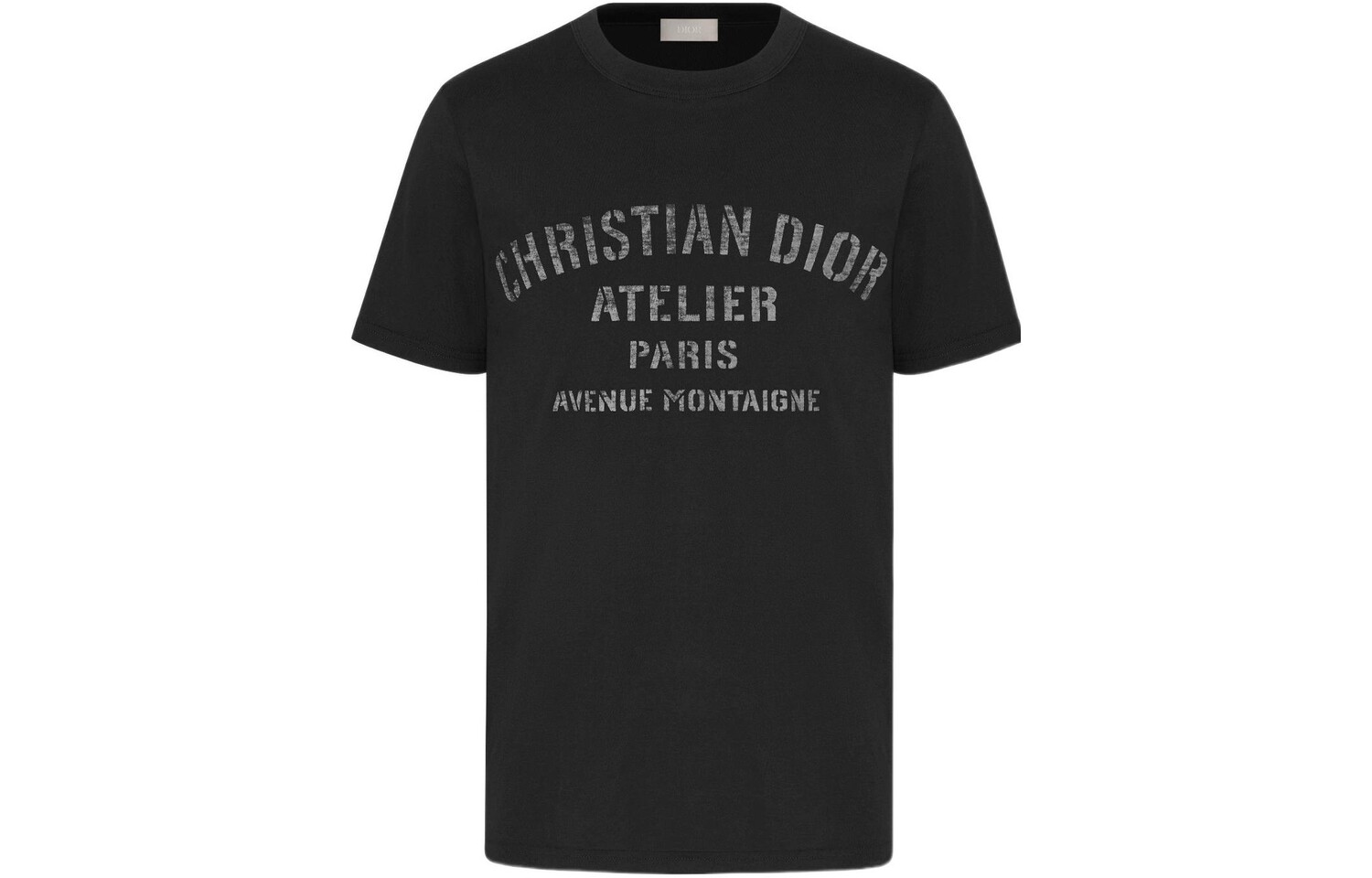 

CHRISTIAN ATELIER Футболка мужская черная Dior, черный