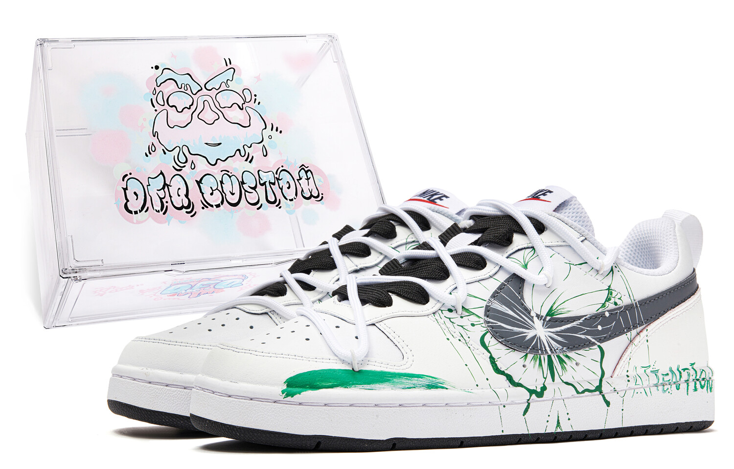 

Кроссовки Nike Court Borough Series Skateboarding Shoes Women's Low-top White/green, слоновая кость, Бежевый, Кроссовки Nike Court Borough Series Skateboarding Shoes Women's Low-top White/green, слоновая кость