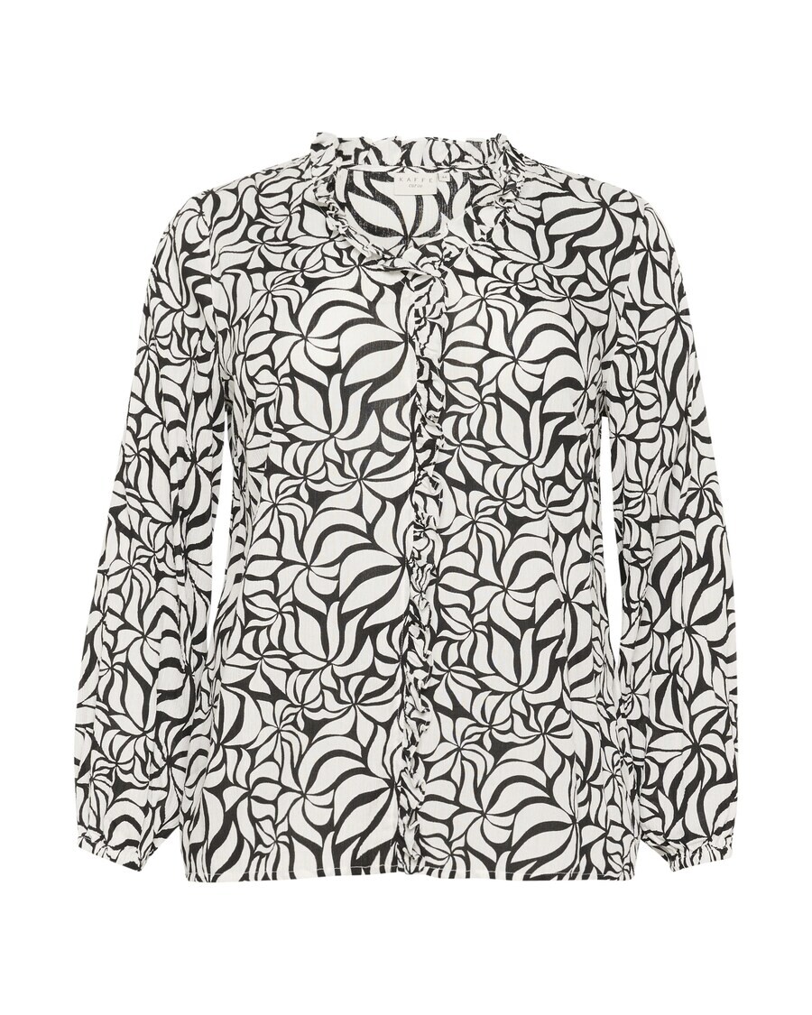

Блузка KAFFE CURVE Blouse Ellena, белый
