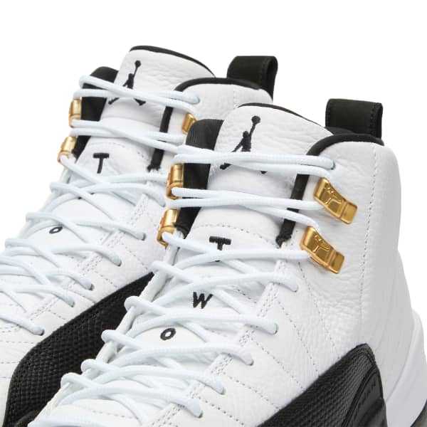 12 retro кроссовки Air Jordan, белый, черный & taxi — фото 4