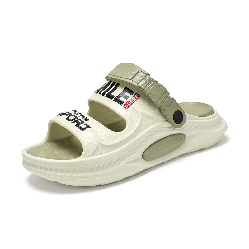 

Тапочки-слайды мужские с противоскользящей подошвой TONYBEAR, Matcha Green