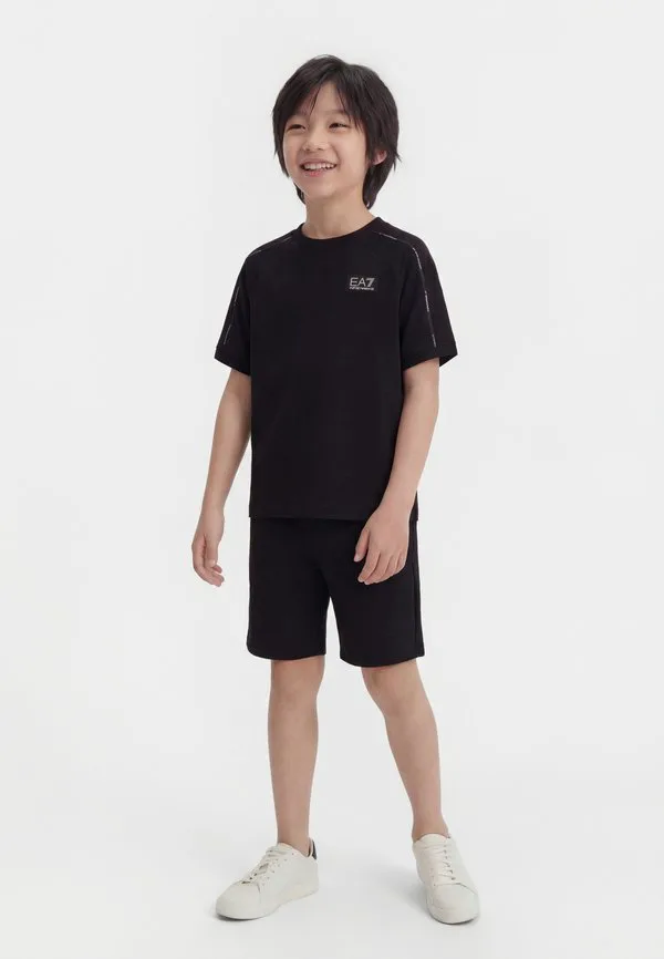 Футболка унисекс с принтом Ea7 Emporio Armani, Black