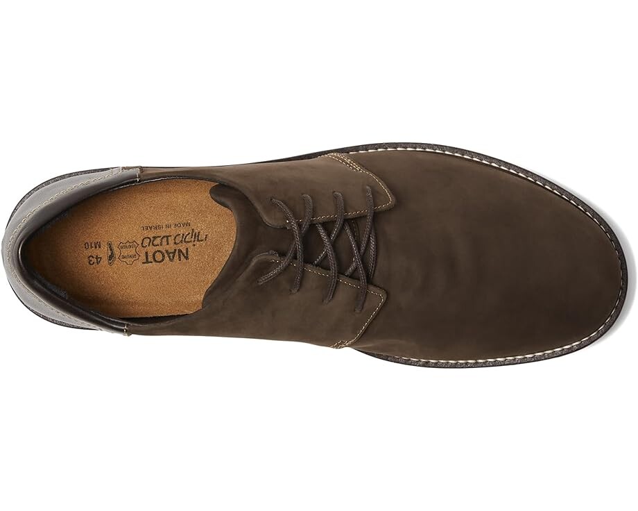 Оксфорды Naot Chief, цвет Oily Brown Nubuck/French Roast Leather/Hazelnut Leather — фото 2