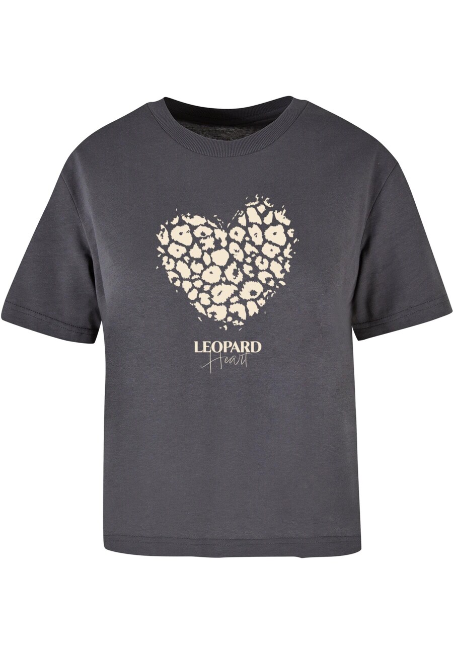 

Рубашка Merchcode Leopard Heart, антрацит