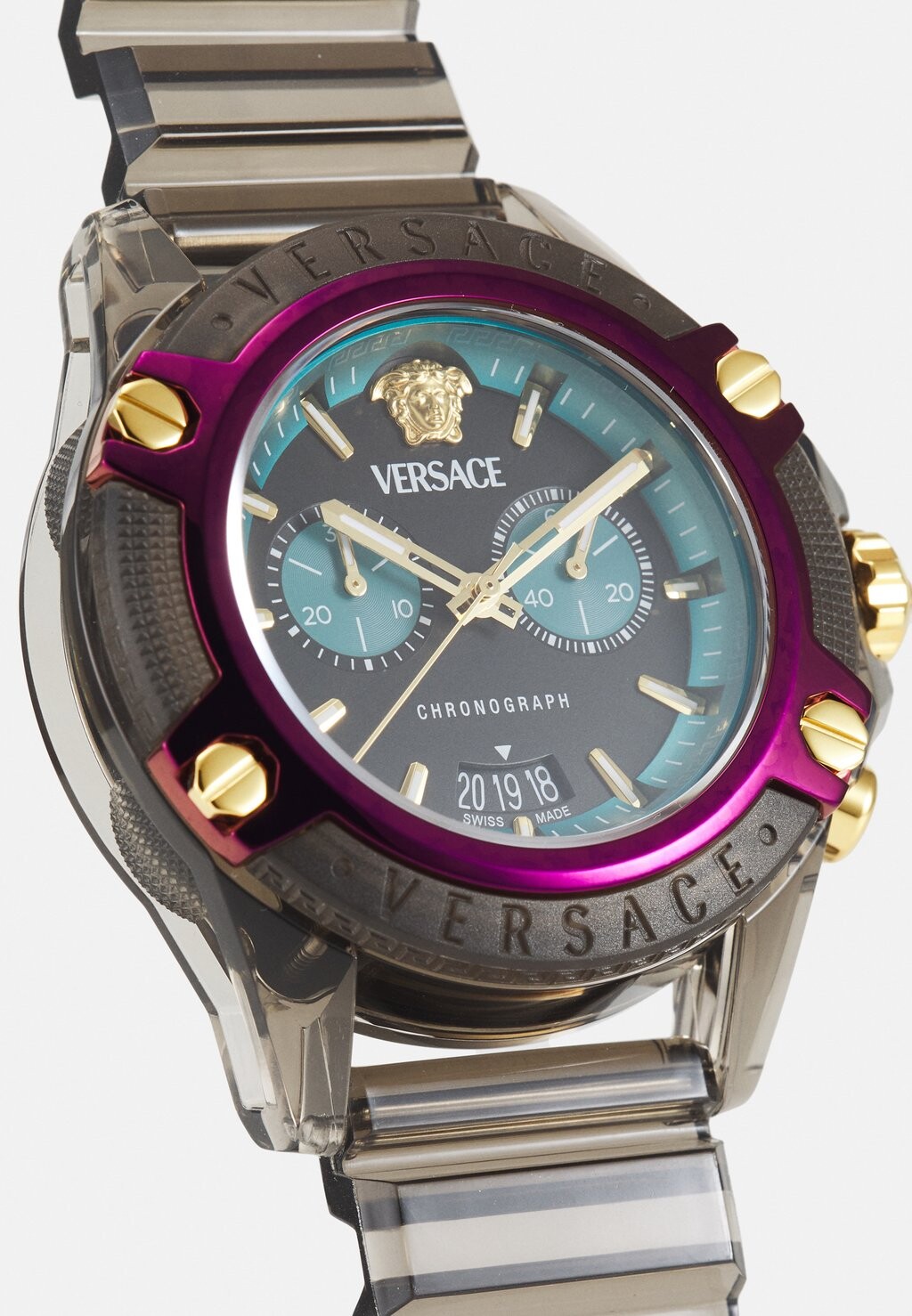 

Часы-хронограф Icon Active Versace, черные