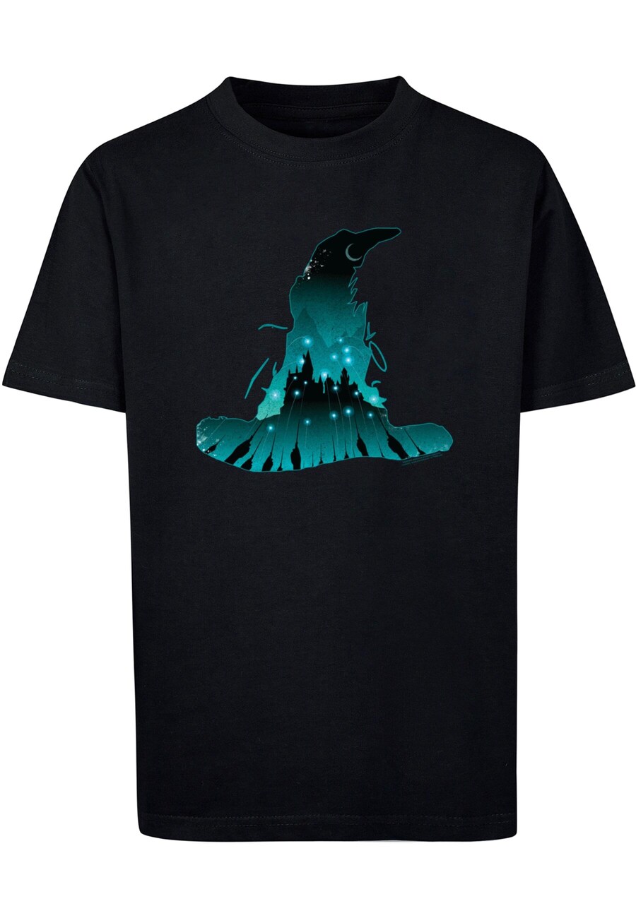

Рубашка ABSOLUTE CULT Harry Potter - Hogwarts Silhouette, черный