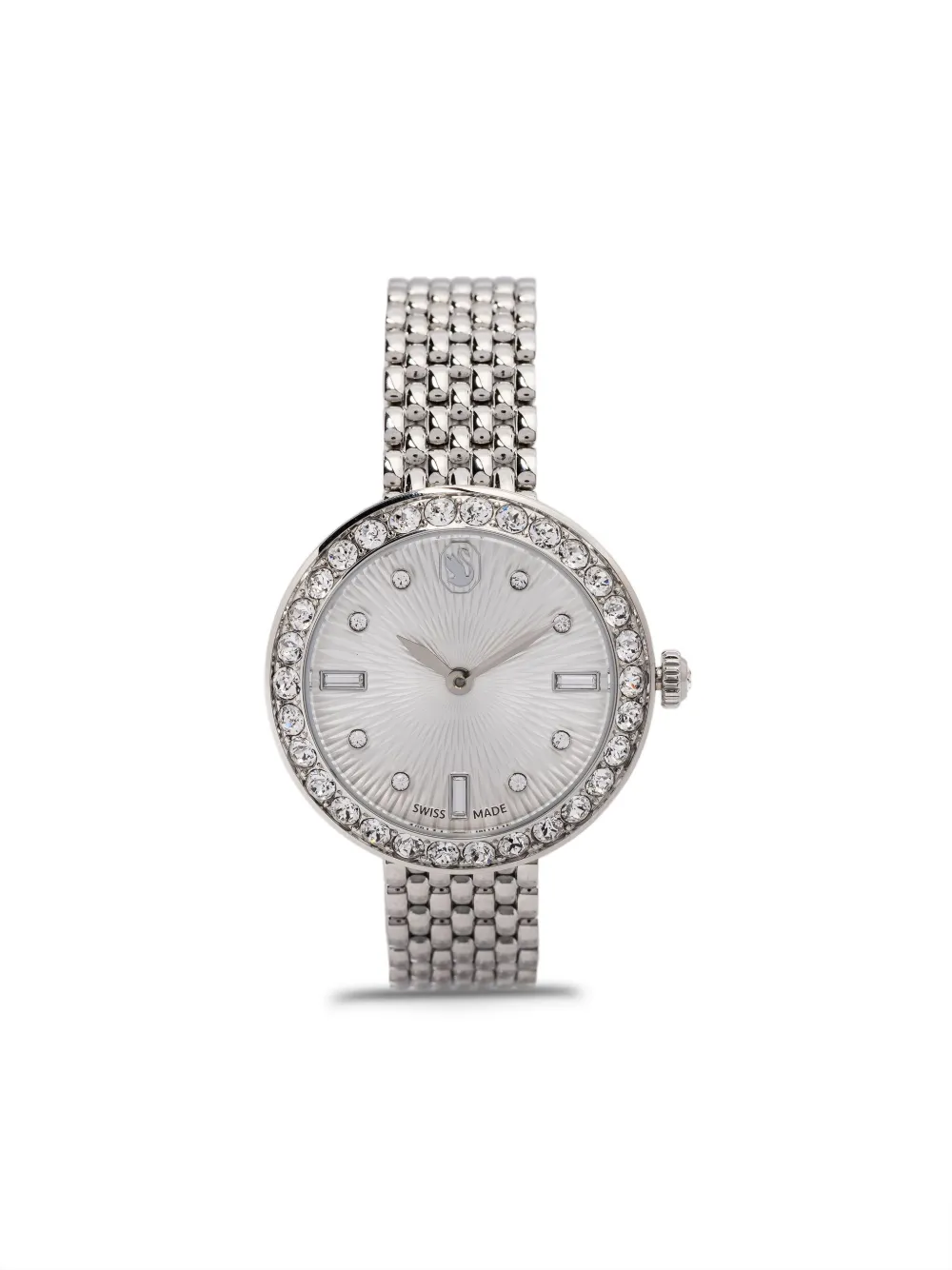 

Наручные часы Certa 30 мм Swarovski, серебяный