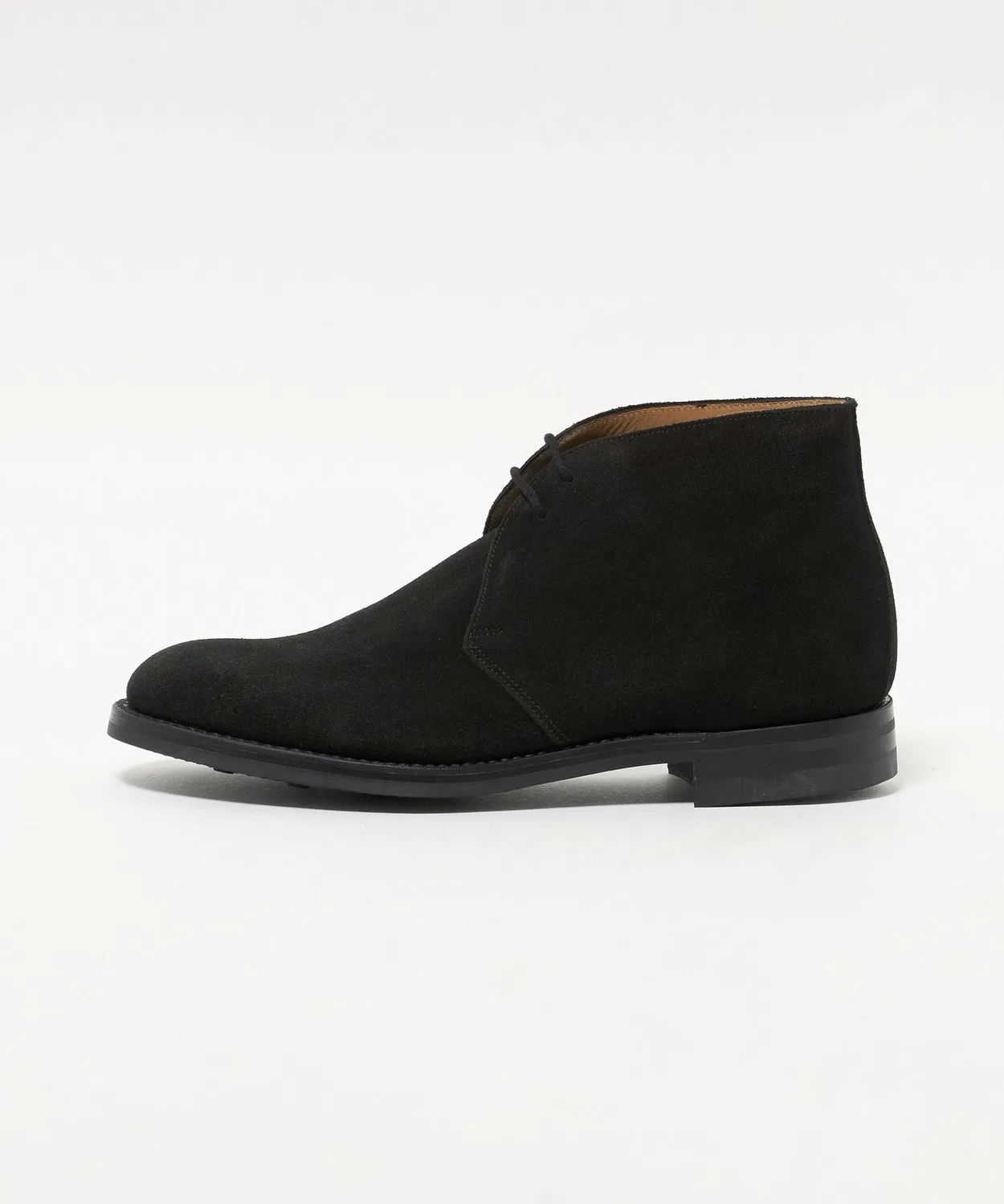 Ботинки чакка CROCKETT&JONES CHERTSEY на подошве Dainite, черные