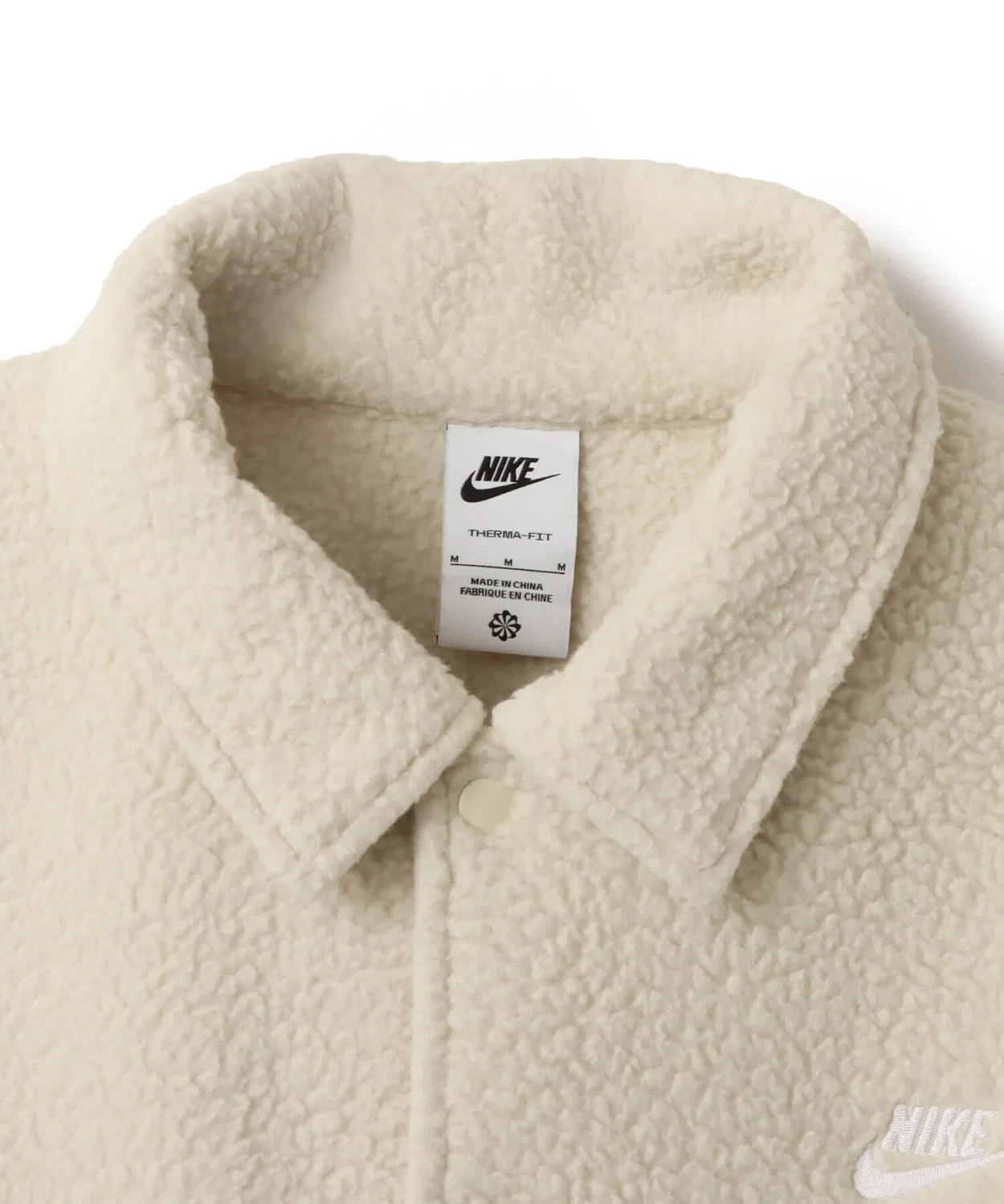 Куртка Nike Club Sherpa Coaches Jacket мужская, чёрная — фото 4