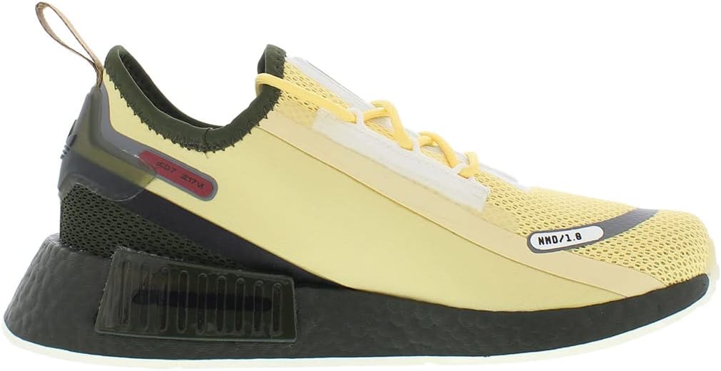 Кроссовки adidas NMDr1 для мужчин, зеленый/желтый — фото 2