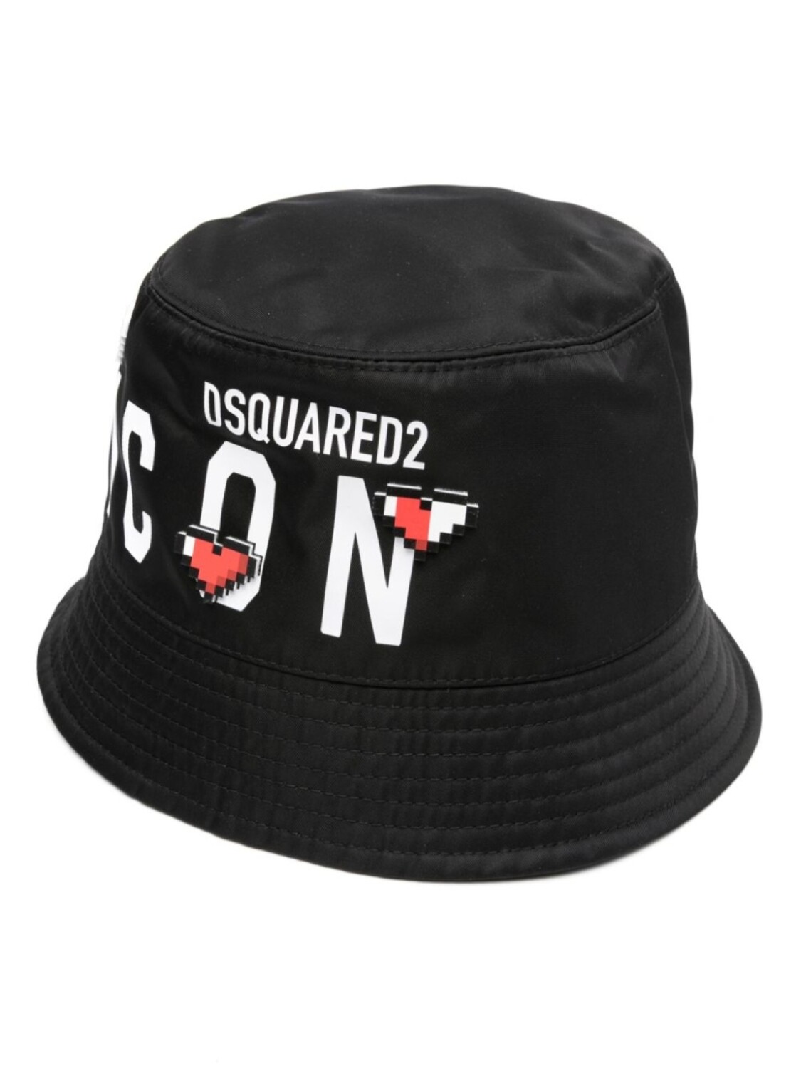 

Dsquared2 панама с логотипом, черный