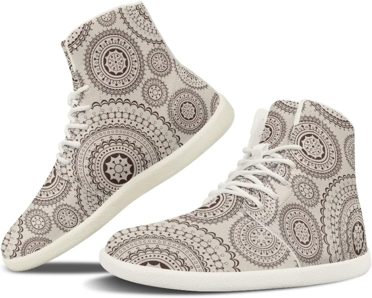 

Кроссовки Chaqlin High Top, белые с шнуровкой, противоскользящие, для женщин, средний верх, повседневная обувь для ходьбы, удобные кроссовки для мужчин, повседневный образ