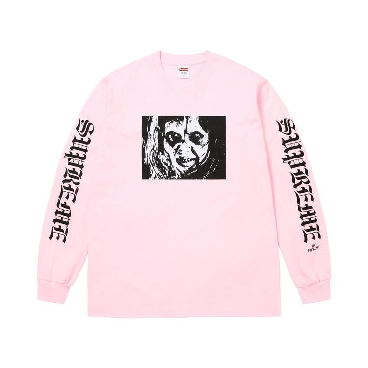 

Футболка Supreme x The Exorcist Mother Long-Sleeve Tee, Light Pink