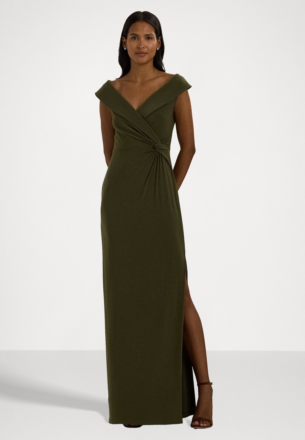 

Одежда для особых случаев JERSEY OFF THE SHOULDER GOWN Lauren Ralph Lauren, зеленый