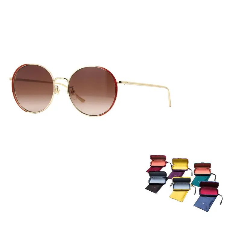 

GUCCI Солнцезащитные очки женские, Gold/Red