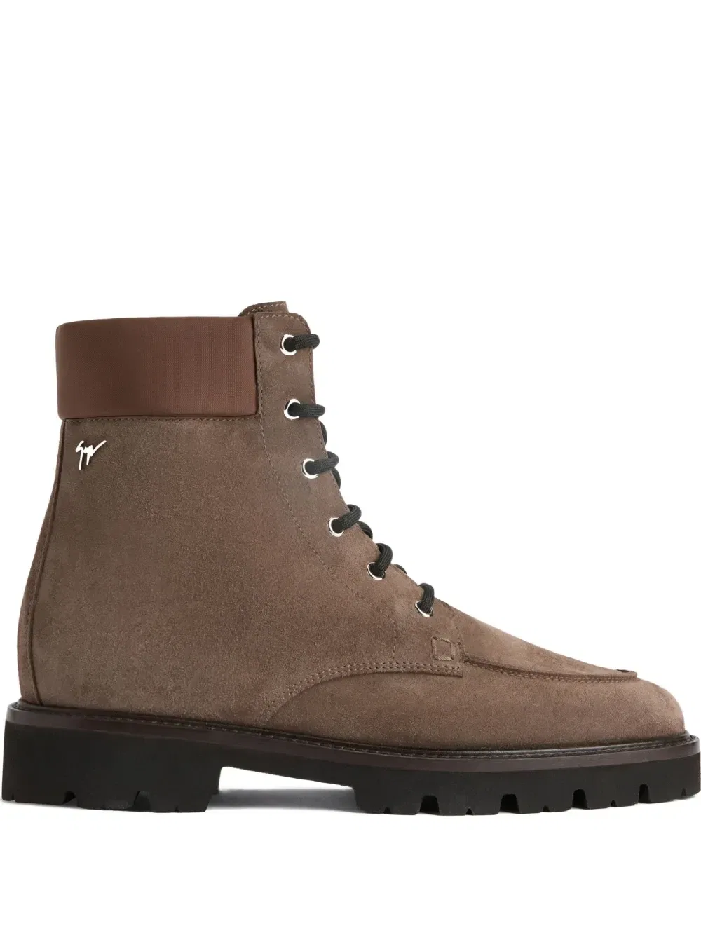 Ботинки ZHENO на шнуровке Giuseppe Zanotti, коричневый