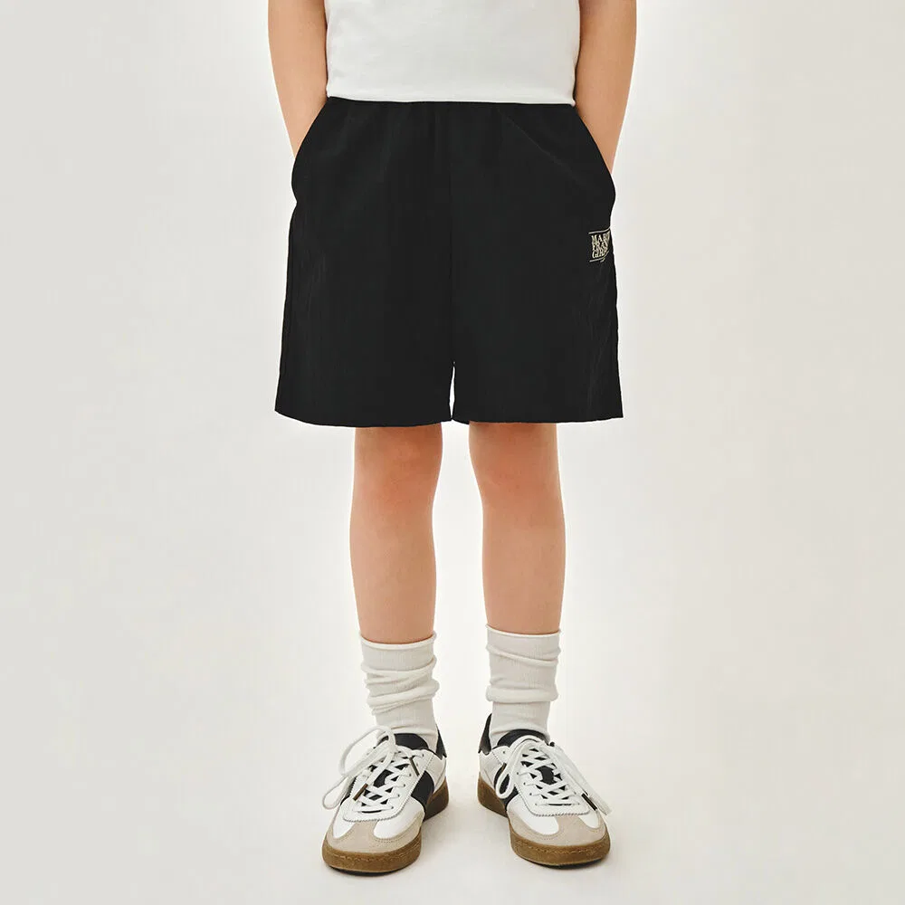 Детские шорты Kids Classic Logo, чёрные, от Marithé Kids