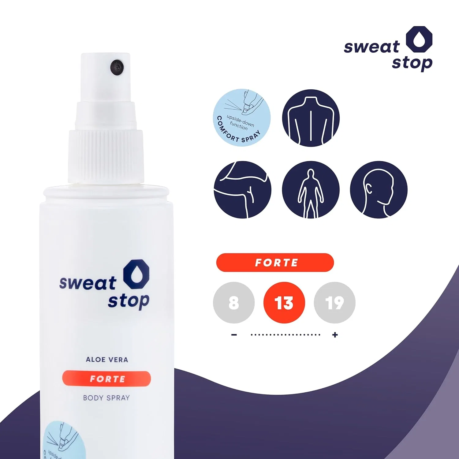 Спрей-антиперспирант для спины «Aloe Vera Forte» от SweatStop Sweat Stop — фото 2