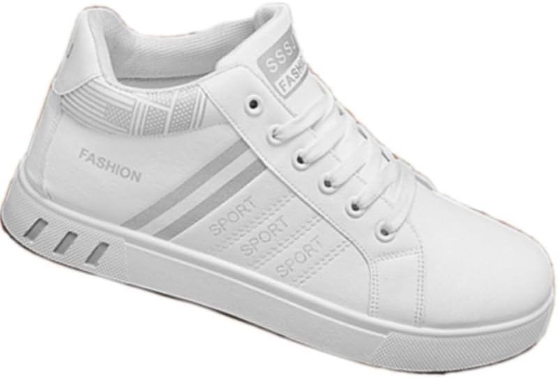 

Мужские спортивные кроссовки - это спортивная обувь из кожи с шнуровкой, оснащенная подошвой, предотвращающей скольжение. Стиль - повседневный, с ярким спортивным акцентом Hoalox, белый/серый