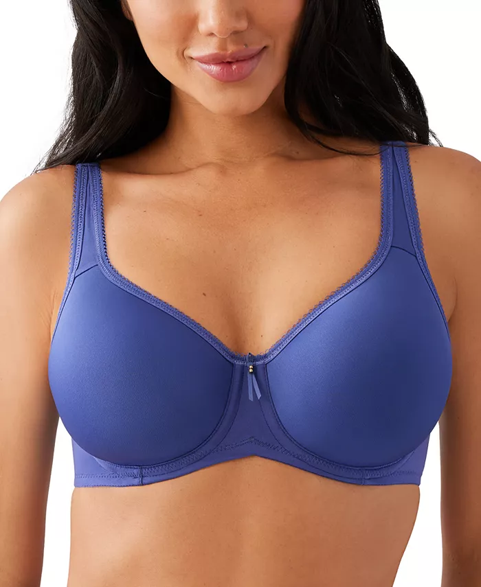 

Бюстгальтер Basic Beauty на косточках для полной фигуры 855192, чашечка до H Wacoal, синий