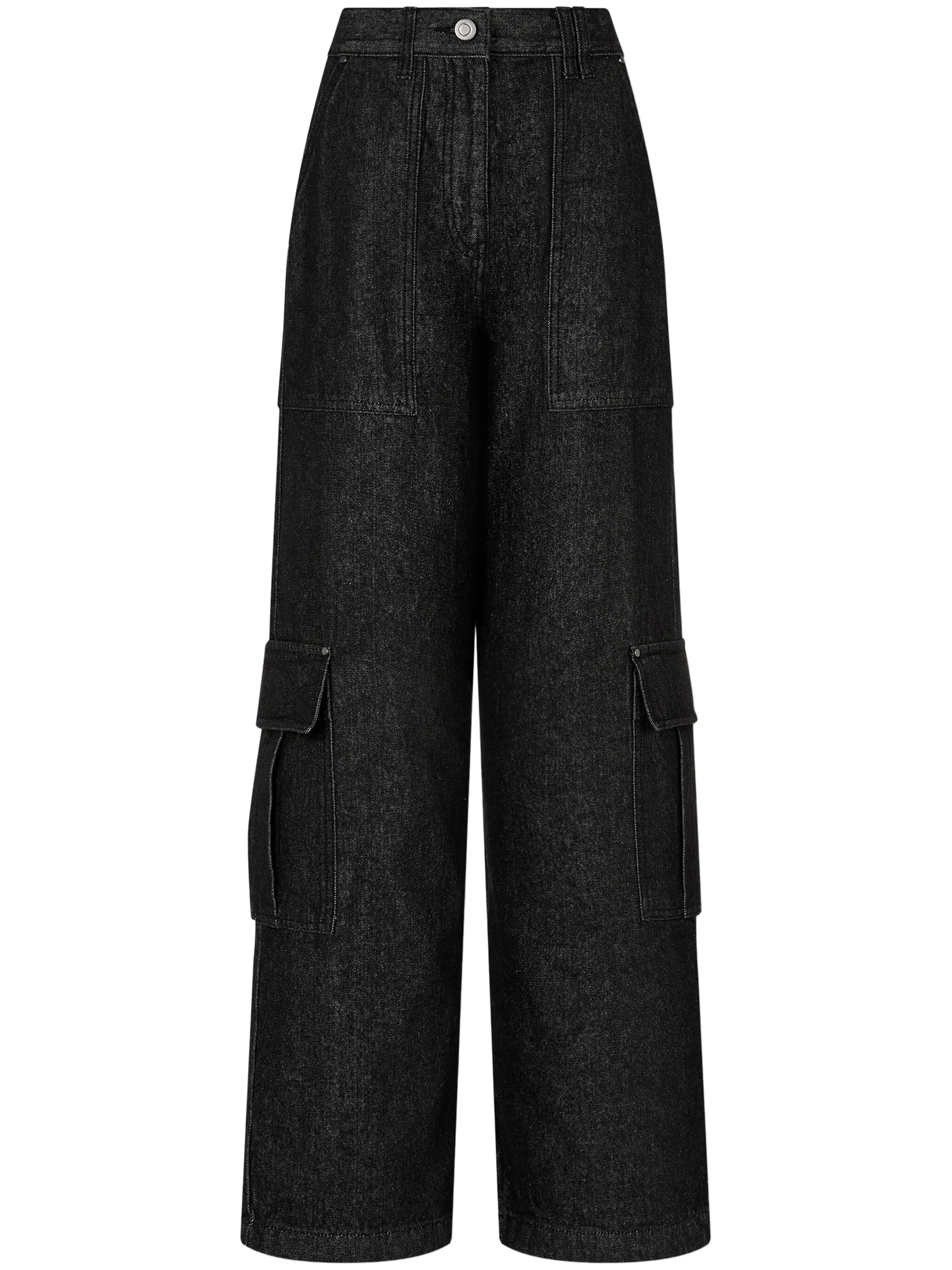 

Широкие джинсы карго Tomboy, черный