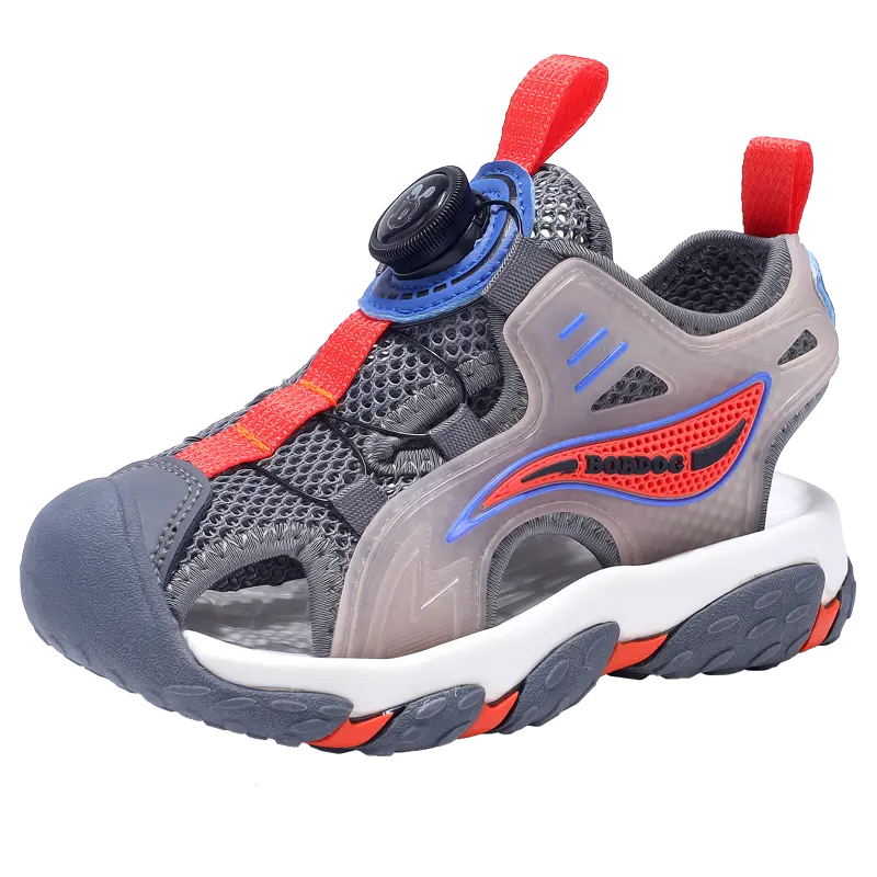 

Низкие Детские сандалии BOBDOG, серый/оранжевый