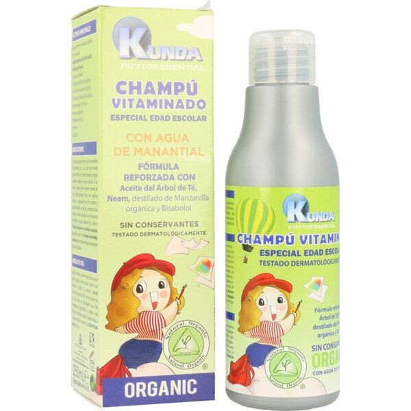 

Увлажняющий шампунь Champú Vitaminado Especial Edad Escolar Kunda, 250 мл