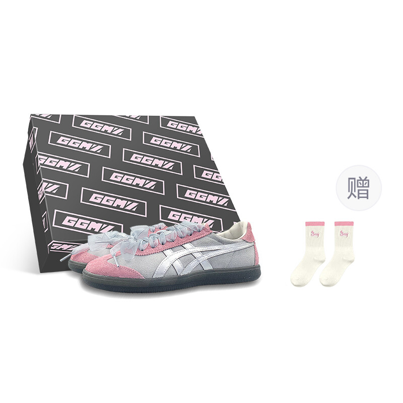 

Кроссовки Onitsuka Tiger Tokuten Skateboarding Shoes Unisex Low-top Grey/Pink/Silver, серый