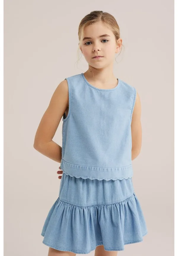 Топ блу-ридж We Fashion, Light Blue