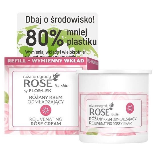 

Омолаживающий дневной крем, сменный картридж, 50 мл Flos Lek, Rose For Skin, FLOS-LEK