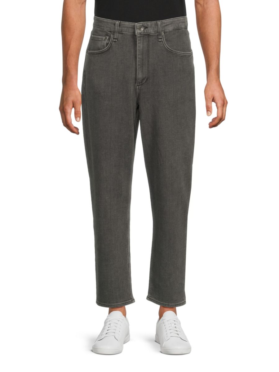 

Выцветшие зауженные джинсы rag & bone, угольный