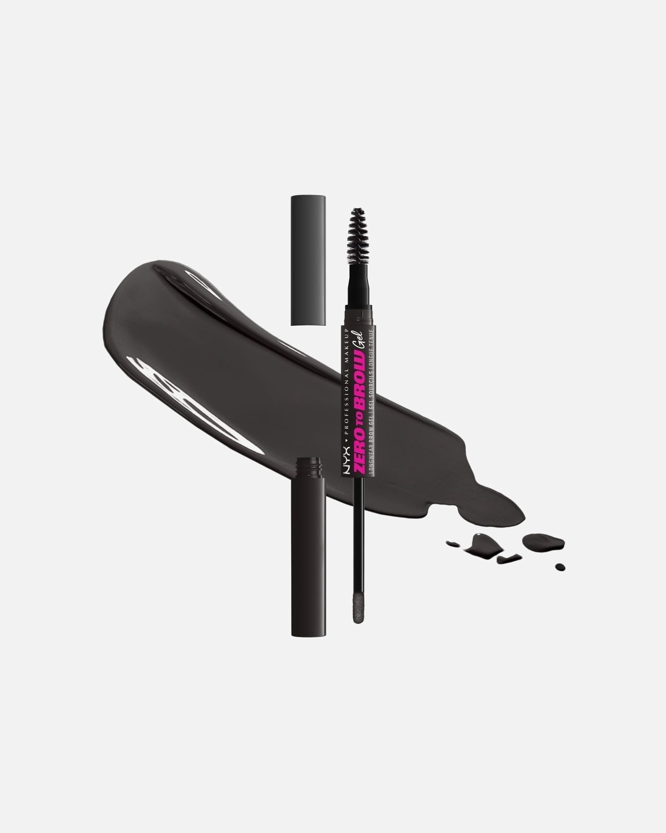 

Гель или краска для бровей Nyx Professional Makeup, black, 2.3 гр