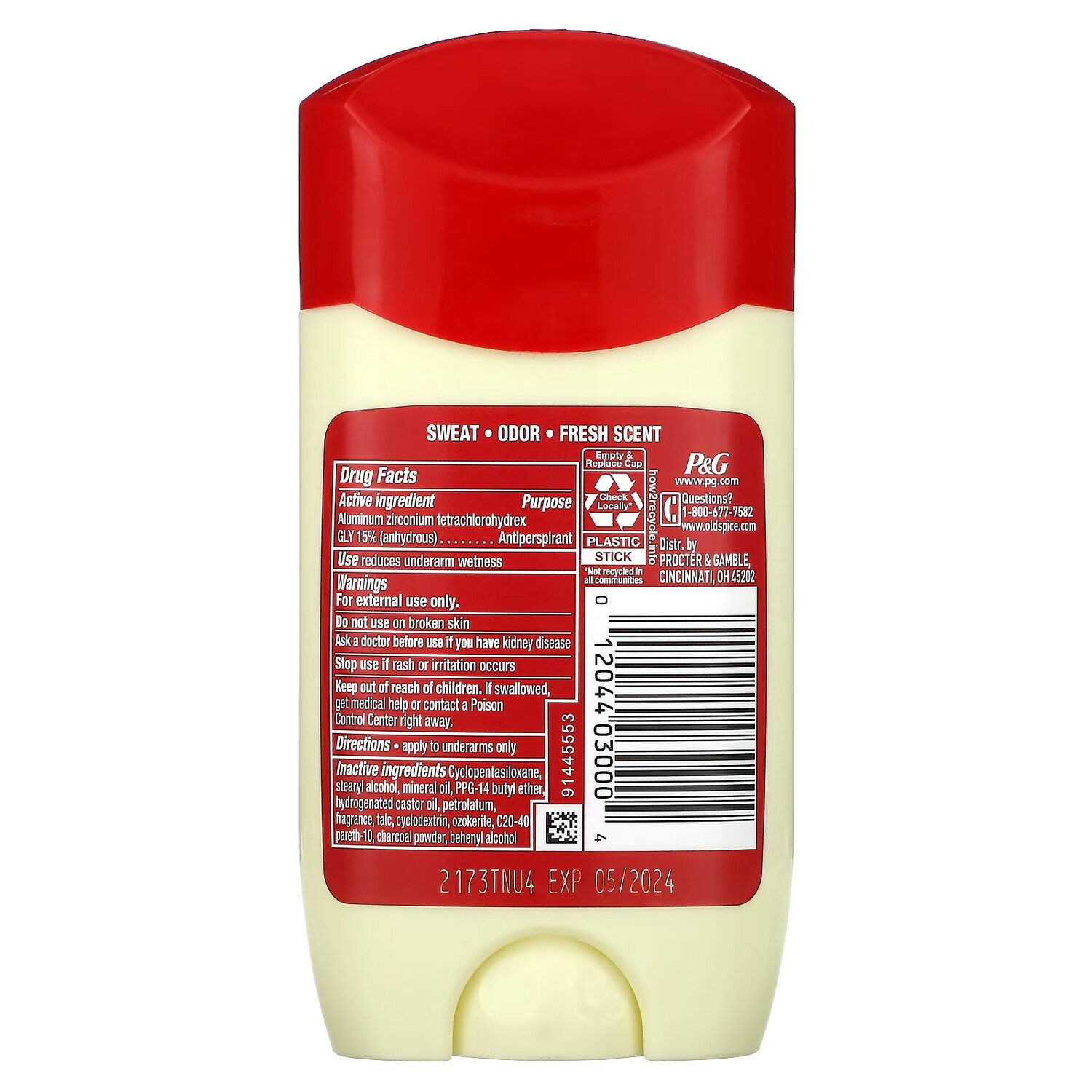 

Антиперспирант и дезодорант Old Spice вулкан с углем, 73 г