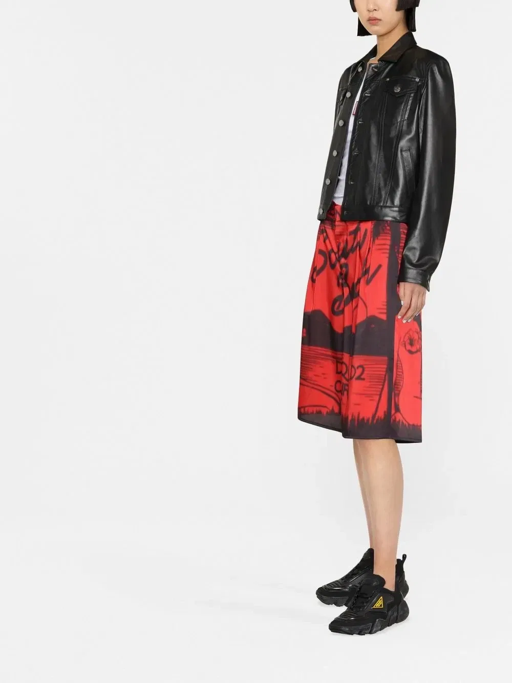 Однобортная куртка Dsquared2, черный — фото 3